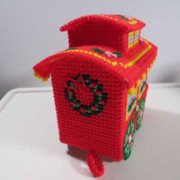 Vintage Plastic Canvas TRAIN set 1980s - Picture 10 of 15